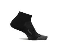 Feetures Elite Max Cushion Low Cut Unisex Running Socks, Black - X-Large
