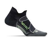 Feetures Elite No Show Socks XL (EU 47-51) Black - Ultimate Comfort for Running and Training