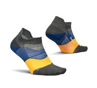 Feetures Elite Ultra Light Cushion No Show Tab Ankle Socks - Targeted Compression Sports Socks - (1 Pair), L