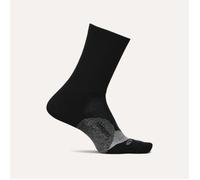 Feetures Elite Ultra Light Mini Crew Black Socks for Ultimate Running Comfort