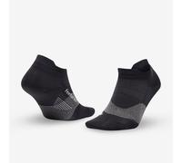 Feetures Elite Ultra Light Cushion Ankle Socks - Sport Sock with Targeted Compression - New Black, S (1 Pair)