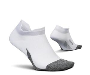 Feetures Elite Ultra Light No Show Tab White Extra Large