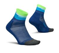 Feetures - Elite Ultra Light - Quarter - Sport Socks for Men and Women, Blue Surfboard, S