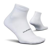 Feetures High Performance Cushion Quarter Sock for Women & Men - Moisture-Wicking Athletic Socks - White, M (1 Pair)