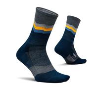 Feetures Merino 10 Max Cushion Mini Crew Switchback Sapphire Extra Large