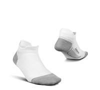 Feetures Plantar Fasciitis Relief Sock - Ultra Light - No Show Tab - White - Size Small