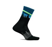 Feetures Trail Max Cushion Mini Crew Running Socks L UK8-11