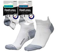 Feetures Ultimate Compression Pro Plantar Fasciitis Blister Free Socks NST - White (Small / 2-4.5UK) - 1 Pair | Ultra Light Cushion