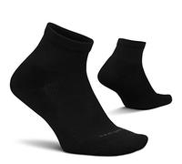 Feetures! unisex-child unisex-adult Therapeutic Quarter Socks - black -