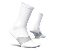 Feetures Women's Elite Ultra Light Mini Crew, White, Large