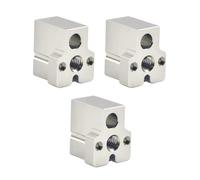 Feeuid CR10 Plated Copper Heated Block Volcano High-Temperature Heating Block for 3D Printer Parts, Large Flow 3Pcs