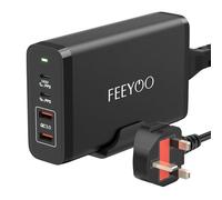 FEEYOO 245W-USB-C-Charger,4-Ports GaN PPS-Charger 140W 100W USB-C-Travel-Charger Compatible with MacBook Pro/Air, iPad Pro, Dell XPS,iPhone14 13,Galaxy S22/S21,and More