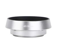 Feezroun 40.5mm Metal Screw-in Lens Hood for Silver Hollow Out | Aluminum camera accessory, blocks stray light for sharper images, lens from and weather, -lightweight build, matte interior