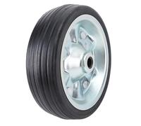 Feezroun 8 Inch Trailer Wheel with 1500lbs Capacity 54mm RV Caster | duty iron rubber caster, maneuvering wet roads, Easy install stands, Ideal for trailer RV