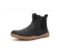 FEFELUIS Chelsea Barefoot Boot for Men- Wide Toe Box Zero Drop Slip On Minimalist Hi-Top Shoes, Wt10 | Black-gum, 11 Wide