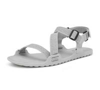 FEFELUIS Men's Wide Barefoot Sandals - Minimalist | Zero Drop | Ultralight Trail Running Hiking Sandals Adjustable, Sd01 | Lt Grey, 13 Wide