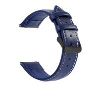 FEFHFKZCZZ 18mm/20mm/22mm Watch Straps, Fit For Samsung For Galaxy, For Garmin For Huawei(Blue White Black)