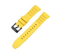 FEFHFKZCZZ 19/20/21/22/24mm Fit For Tissot For Seiko For Casio For Omega For MoonSwatch Watch Band(Yellow02,21mm)