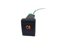 FEFHFKZCZZ 1PC Car Fog Lamp LED Power Radar Mirror Heating Music Switch Button With Connect Wire Fit For VW(Rear fog lamp)