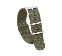 FEFHFKZCZZ 20mm 22mm Nylon Cotton Strap Braid Bracelet Fit For Omega For Seiko For Huawei Watch Gt2/Gt3(Green,20mm)