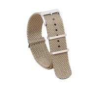 FEFHFKZCZZ 20mm 22mm Nylon Cotton Strap Braid Bracelet Fit For Omega For Seiko For Huawei Watch Gt2/Gt3(Khaki,20mm)
