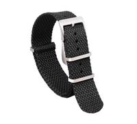 FEFHFKZCZZ 20mm 22mm Nylon Cotton Strap Braid Bracelet Fit For Omega For Seiko For Huawei Watch Gt2/Gt3(Black,20mm)