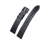 FEFHFKZCZZ Leather Watch Strap 20mm 22mm Fit For Huawei 4/3/GT3/2 Pro For Samsung ForGalaxy7/6/5/4(Black,20mm)