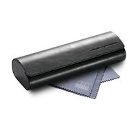 FEFI Glasses Case Hard Case - Sustainable & Ecological with Recycled Material - Soft Touch & Soft Inner Lining - Magnetic Closure - Perfect Protection - Includes Microfibre Cloth - Men & Women, black