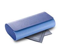 FEFI - Hard case double glasses case for two glasses, blue, One Size