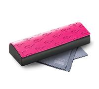 FEFI - Two-Tone Hard Case Glasses Case Soft Touch with Magnetic Closure Including Glasses Cleaning Cloth