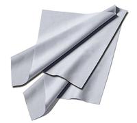 Fefi®, XXL pro cleaning cloth, grey, 35 cm x 35 cm, microfibre, machine washable, suitable for all displays, without advertising print 35x35 cm Light grey