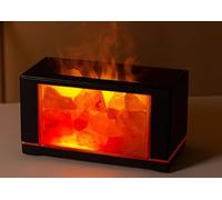 Fefod 2-in-1 Essential Oil Diffuser & Himalayan Salt Lamp, Aromatherapy Diffuser Cool Mist Humidifier with Auto Off Function, 4 Colour Lights, Super Quiet for Bedroom Home Office Yoga Spa, 150ml