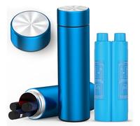Fefod 48H Insulin Cooler Travel Case, Medicine Travel Cool Bag, Insulin Pen Case 2 Ice Pack, Diabetic Care Medication Cooler, Portable Medicine Bottle Car Refrigerator, Freezer Pack/Ice Brick