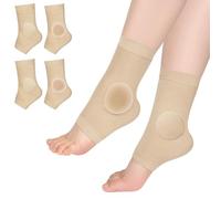 Fefod Ankle Protector Socks with Gel Pad, 2 Pack Skating Boots Ankle Guards Ankle Gel Sleeve, Malleolar Padded Sleeve Skate Socks for Figure Skating, Roller, Ski, Hockey, Ankle Support Cushion