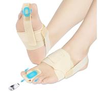 Fefod Hammer Toe Straightener Corrector for Women Men, 2 Pcs Hammer Toe Splints with Metal Plate Support, Toe Splint for Bent Toes Toe Straightener, Adjustable Toe Splint for Broken Toes Support