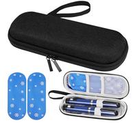 Fefod Insulin Cooler Travel Case, Medicine Cooler for Travel Insulin Case with 2 Ice Pack, Diabetic Supplies Insulin Pen Case, Diabetic Small Storage Travel Pack, Portable Insulin Travel Case