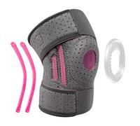 Fefod Knee Support Brace for Men and Women with Patella Gel Pad, Adjustable Compression Knee Patellar Tendon Support Brace with Side Stabilizers, Knee Supports for Arthritis, Meniscus Tear, ACL, MCL