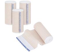 Fefod Premium Compression Bandage, 4pcs Self-Closing Elastic Bandage, 10 cm