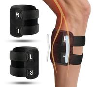 Fefod Sciatica Pain Relief Devices Brace, 1 Pair Brace for Sciatica Relief with Dual Detachable Pressure Pads, Sciatic Nerve Brace for Calf Compression, Lower Back & Hip Pain Relief, Calf Brace Unisex