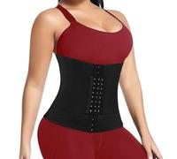 Fefod Waist Trainer Trimmer, Sauna Sweat Belt, Weight Loss Body Shaper Tummy Control Cincher Corset, Body Shaper Workout Girdle Band Tummy control Wrap, Sports Waist with Double Wrap for Women Men, M