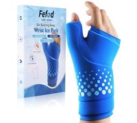 Fefod Wrist Ice Pack Wrap, Reusable Gel Hand Ice Pack for Carpal Tunnel Relief, Hot Cold Therapy Thumb & Wrist Freeze Sleeve, Gel Hand Ice Glove for Arthritis, Sports Injuries, Tendonitis, Swelling
