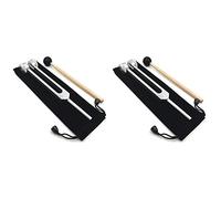 Fegtrty 2X OM136.1Hz Aluminum Alloy Musical Tuning Fork Instrument Kit for Sound Healing Sound Vibration Tools