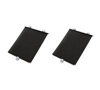 Fegtrty 2X Sunshade Roller Blackout Suction Cup Blinds Curtains for Living Kitchen Office Car Window Free-Perforated Curtain A