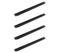 Fegtrty 4Pcs 1U 19Inch RACK MOUNT Blanking Plate Rack Mounting Blank Network Brush Panel Server Cabinet