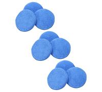Fegtrty 9 x Microfibre Foam Sponge Polish Wax Applicator Pads Car Home Cleaning