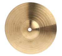 Fegtrtyoa 10-Inch Brass Cymbal Metal Crash Cymbal Drum Cymbals Drum Percussion Musical Instrument for Players, Easy to Use