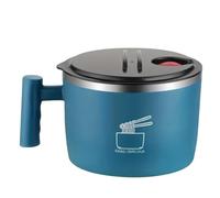 Fegtrtyoa 1000ml Large Thai Soup Bowl, Ramen Bowl, Lunch Container, Cereal Bowls for Home, Kitchen, Camping Blue