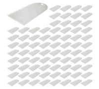 Fegtrtyoa 100PCS Frosted Acrylic Wedding Blank Place Card Clear Arch Gift Tag Name Plate Seating Chart DIY Mark Place for