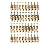 Fegtrtyoa 100PCS Upgraded Self-Drilling Anchors Screws, Drywall Anchors and Screws Kit, Easy Application No Drill or Holes in Wall