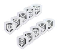 Fegtrtyoa 10Pcs NFC RFID Patrol Point Card 13.56MHz FM11RF08 Anti-Metal 70x60mm Luminous HF Shield Inspection Tags for Security